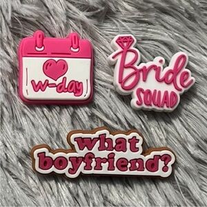 Wedding Croc Charm Set